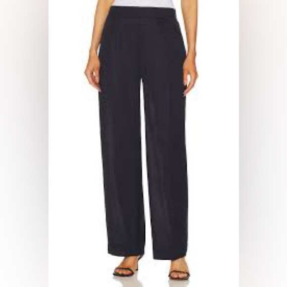 VINCE Silk-Blend High-Waist Pull-On Pants - Picture 7 of 14